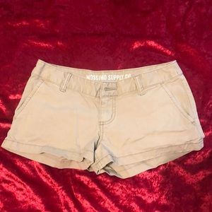 Mossimo Supply Co. khaki short shorts sz 3 Juniors